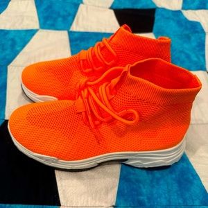 Orange Fashion Sneakers